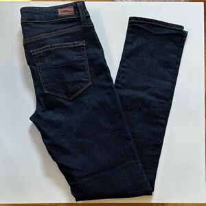 PAIGE Indigo Skyline Skinny Denim with Contrast Stitching